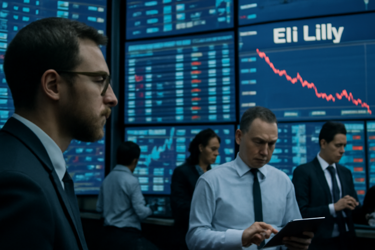 【即時新聞】Eli Lilly股價下跌，Zepbound降價引發市場關注
