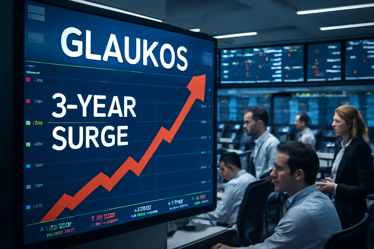 【即時新聞】Glaukos股價三年飛漲,投資人享34%年複合成長率