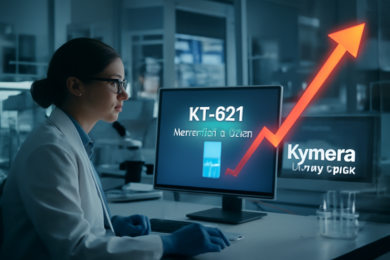 【即時新聞】Kymera療法新藥KT-621獲積極數據,股價大漲51%