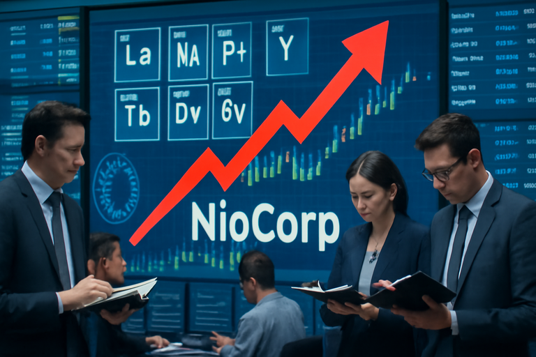 【即時新聞】NioCorp股價上漲，分析師調升目標價引關注