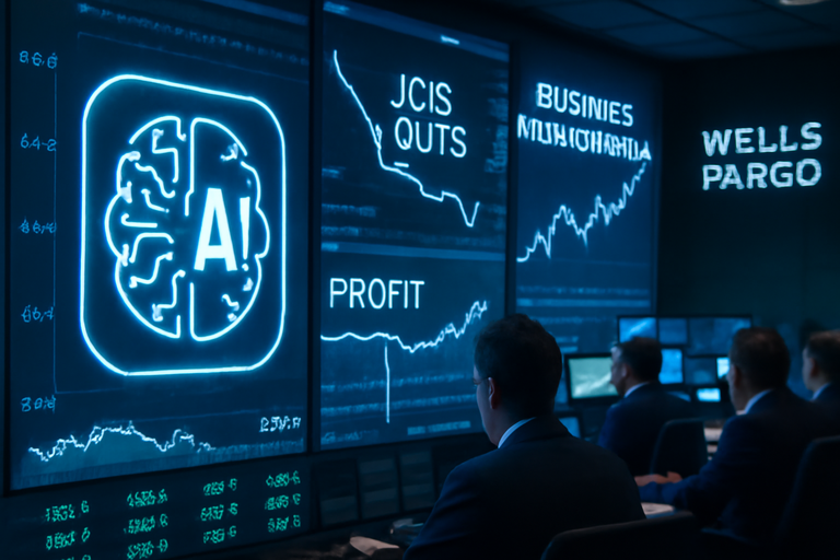 【美股動態】富國銀行AI帶動生產力增長與職位縮減