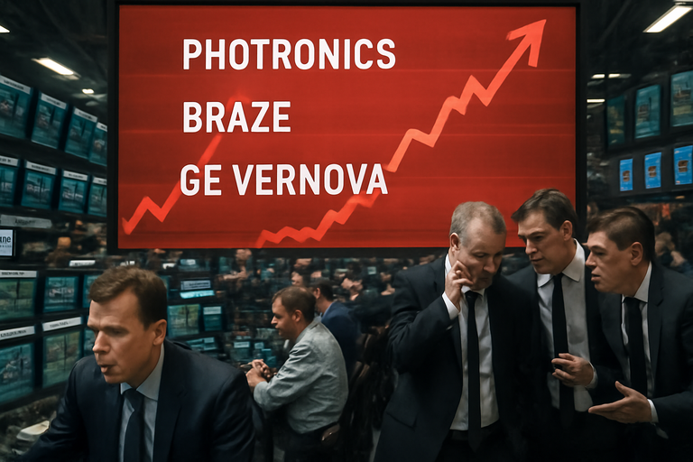 【即時新聞】美股週三大幅波動：Photronics、Braze、GE Vernova等公司股價大漲