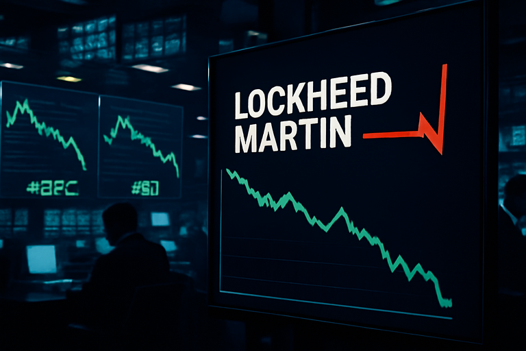 【即時新聞】洛克希德·馬丁(Lockheed Martin)股價回跌,結束六連漲