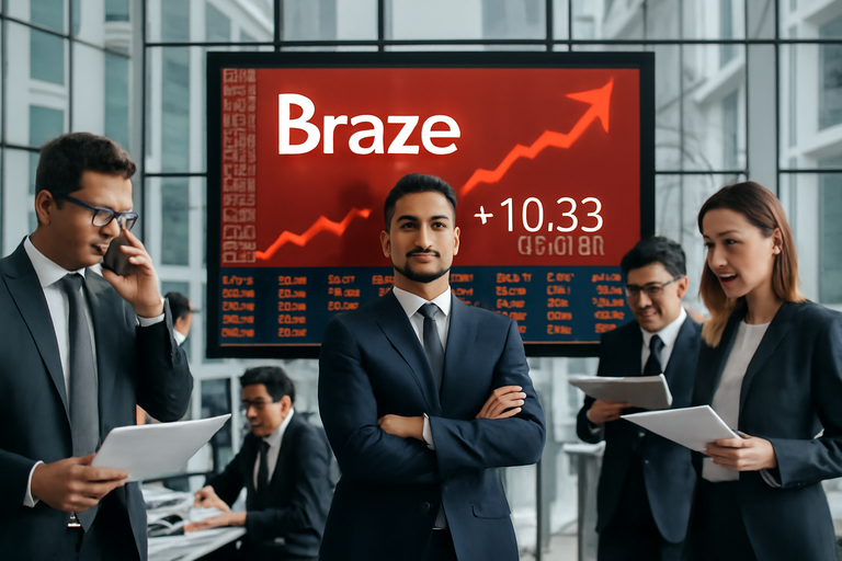 【即時新聞】Braze第三季業績超預期，股價飆升引發關注