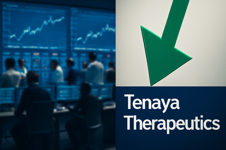 【即時新聞】Tenaya Therapeutics 宣布公開發行計劃，股價下跌