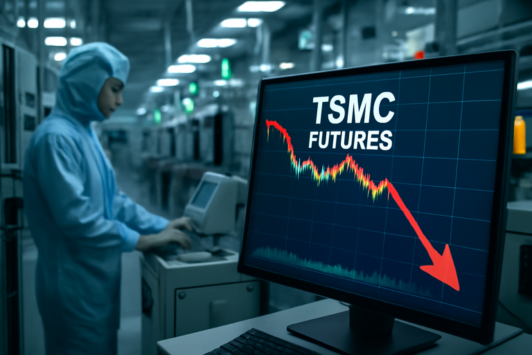 【即時新聞】台積電期貨今日收在1455點下跌30點，與費半期貨同步反映市場賣壓