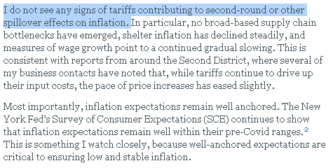 【匯金油整理】威廉姆斯：預期通膨於2027降至2％目標