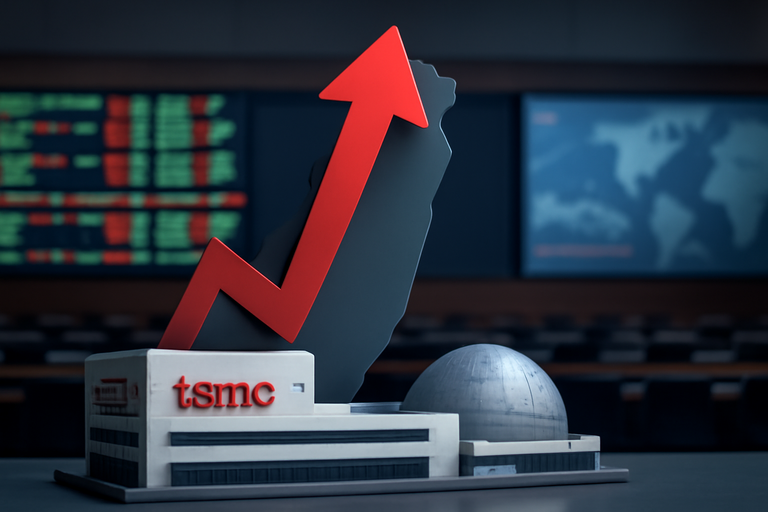 【即時新聞】台積電開平盤1435元抗跌表現,台股大盤強漲百點收復月線