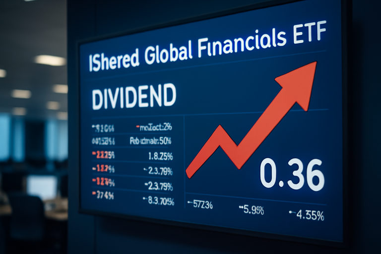 【即時新聞】iShares Global Financials ETF 宣布半年度分配,股息每單位1.0690美元