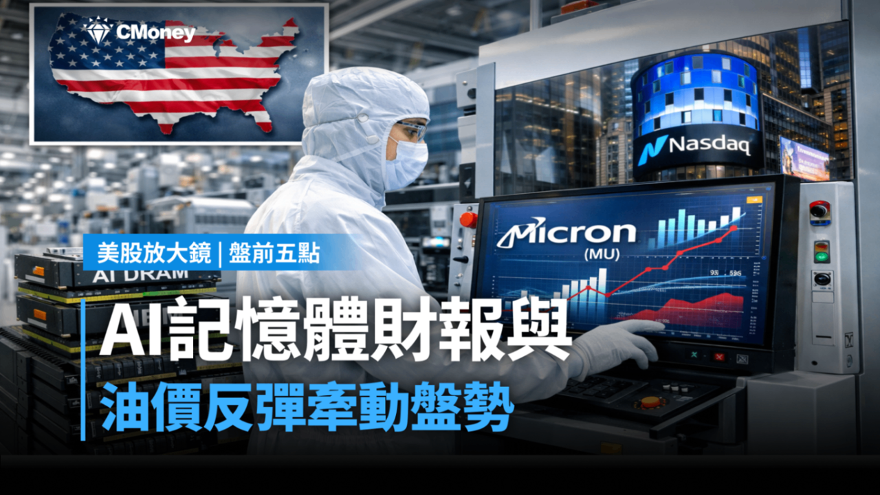 【美股盤前五點】AI記憶體財報與油價反彈牽動盤勢(2025.12.17)