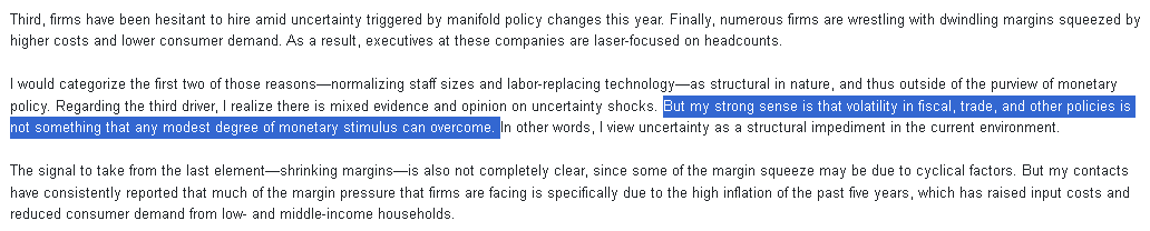 【匯金油整理】博斯蒂克:短期勞動市場不太可能嚴重衰退