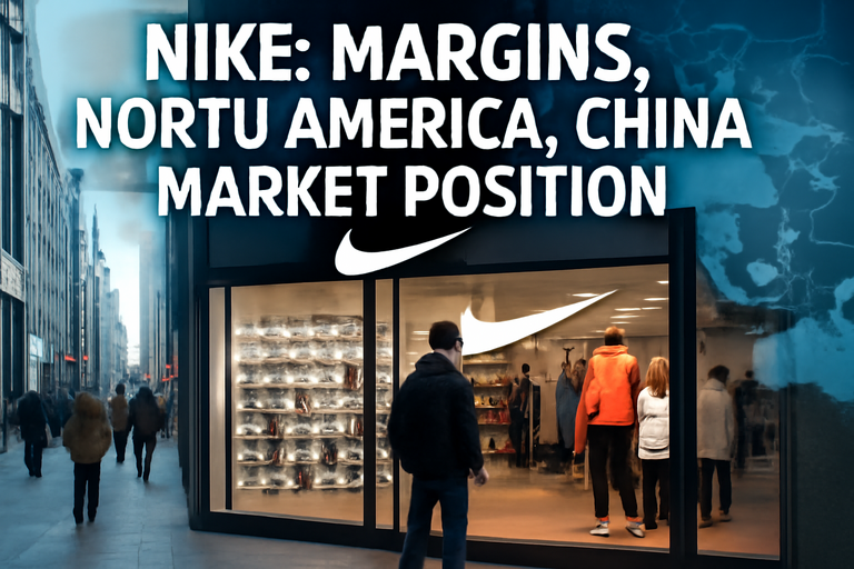 【美股動態】Nike北美回暖中國承壓毛利受挫