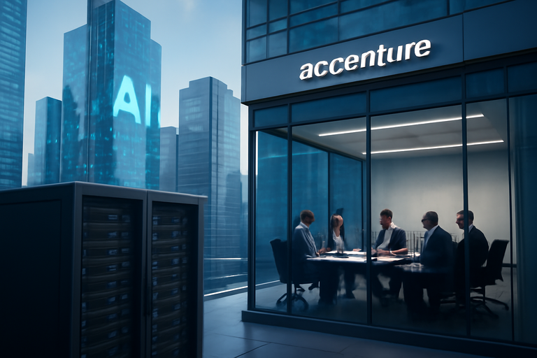 【美股動態】埃森哲AI全滲透推升訂單與利潤