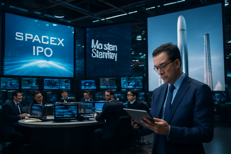 【美股動態】摩根士丹利劍指SpaceXIPO大單