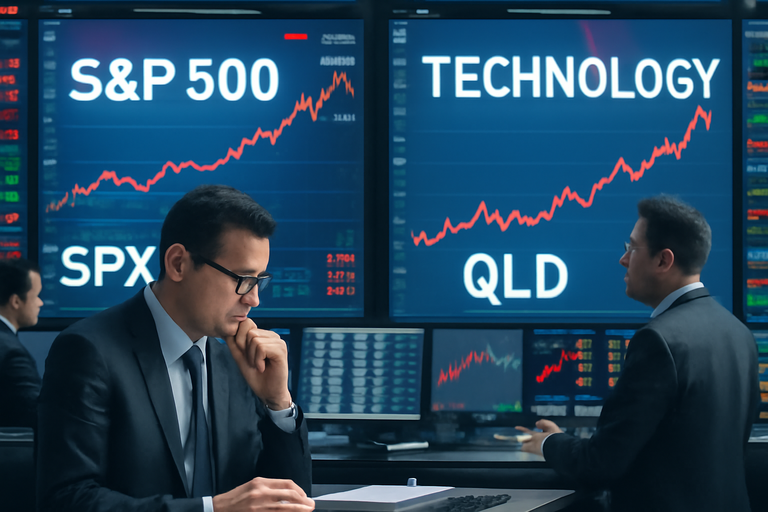 【即時新聞】科技成長與S&P 500分散投資：QLD與SPXL的選擇