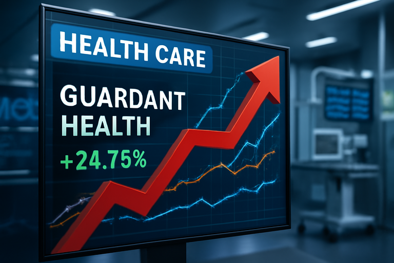 【即時新聞】Guardant Health(GH)在2025年醫療服務類股中表現最亮眼