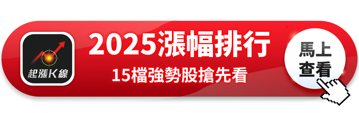【台股年度回顧】2025年漲幅排行榜,「強勢股」解析搶先看!(贈專業版權限)