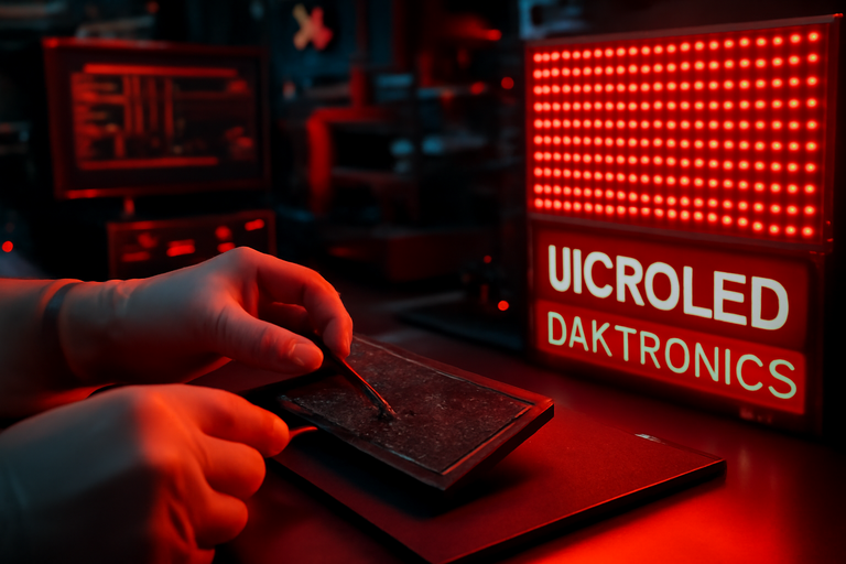 【即時新聞】Daktronics擴展MicroLED技術,收購X Display資產