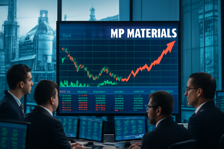 【即時新聞】美國稀土金屬市場動盪，MP Materials(NYSE: MP)與美股市場表現對比