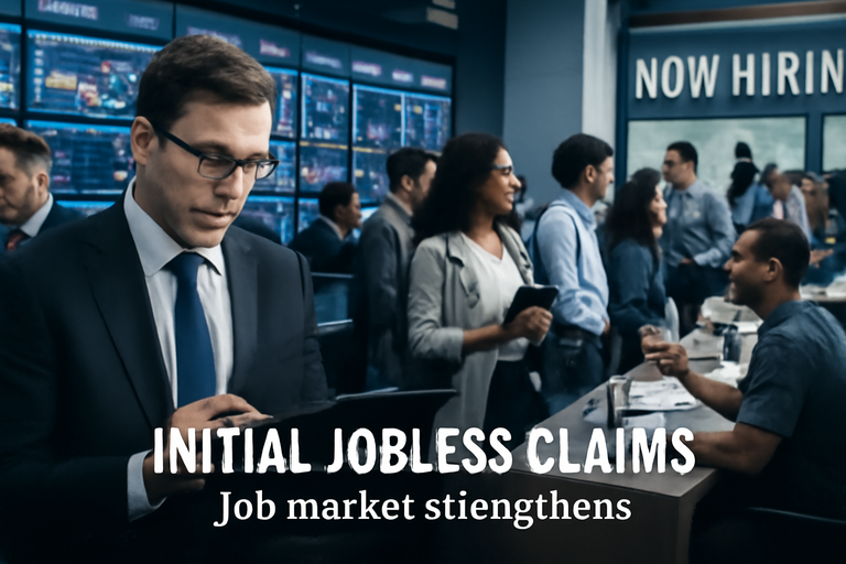 【美股動態】初領失業金數據意外下降提振市場信心