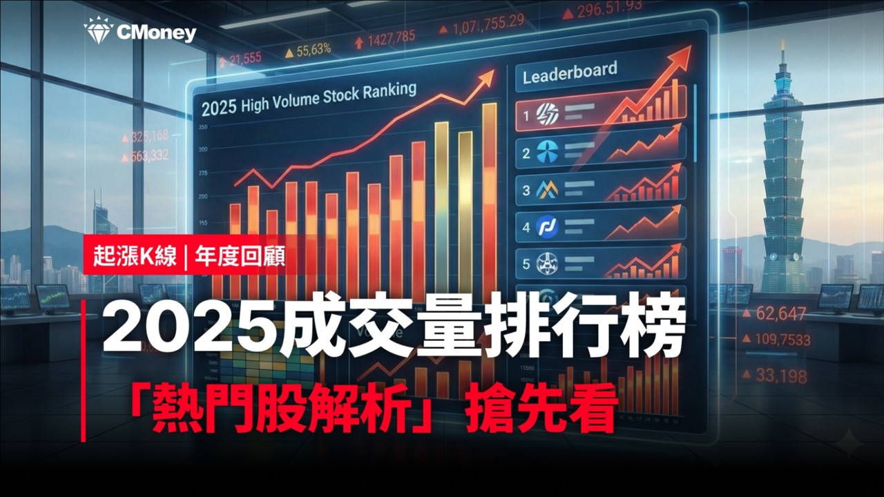【台股年度回顧】2025成交量排行榜，「熱門股解析」搶先看！（免費贈專業版權限）