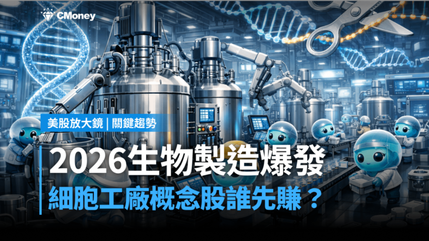 【關鍵趨勢】2026生物製造爆發，細胞工廠概念股誰先賺？