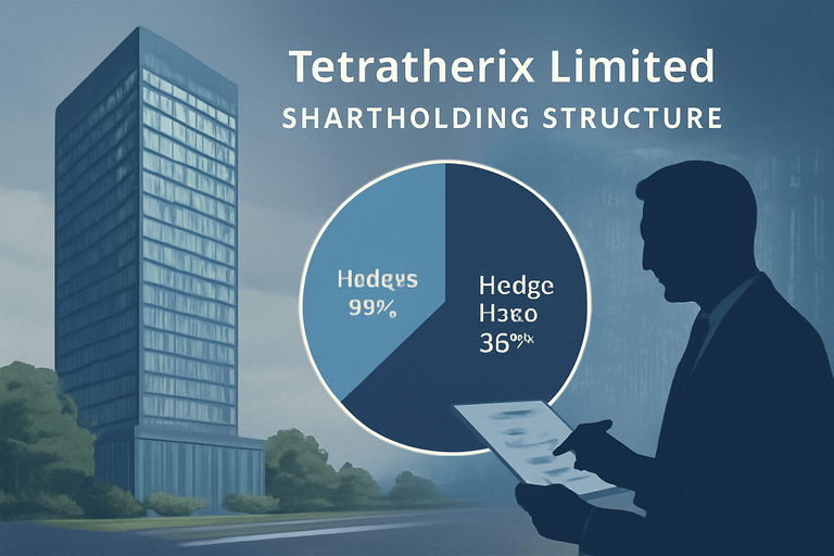 【即時新聞】Tetratherix Limited內部人士持股比例高達44％，影響力巨大