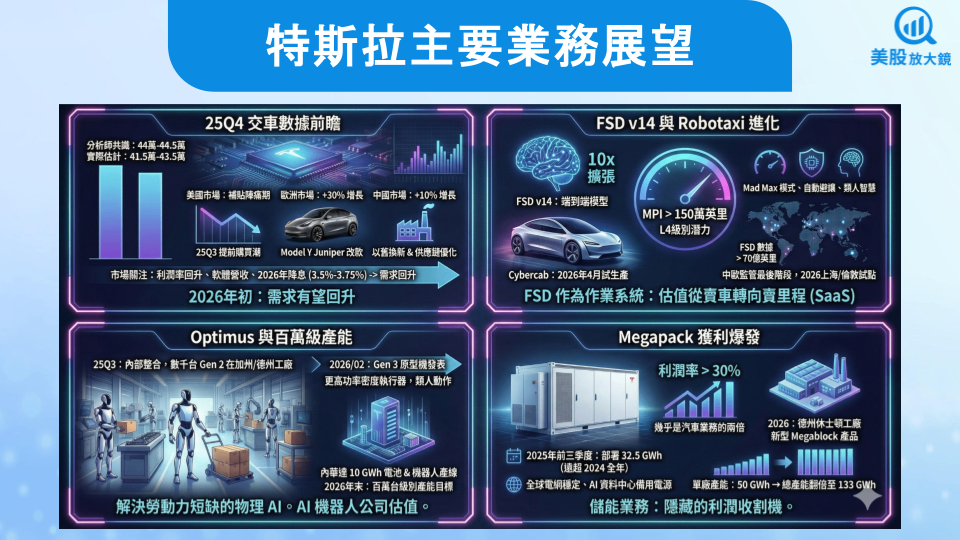 【美股研究報告】特斯拉25Q4交車前瞻，投資人該走為上策？