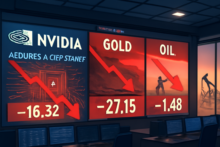 【即時新聞】輝達(NVDA)股價回跌，因收購AI晶片新創公司資產