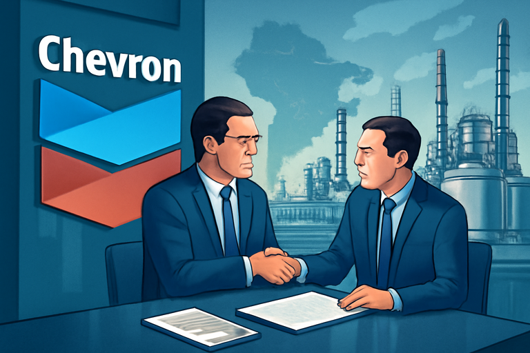 【美股動態】雪佛龍獲得潛力協議,股價有望突破