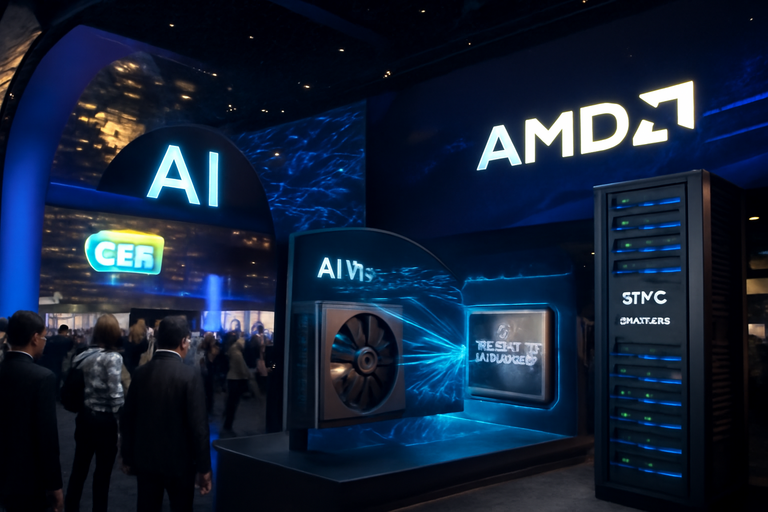【美股動態】超微AI攻勢開講，CES領軍點火