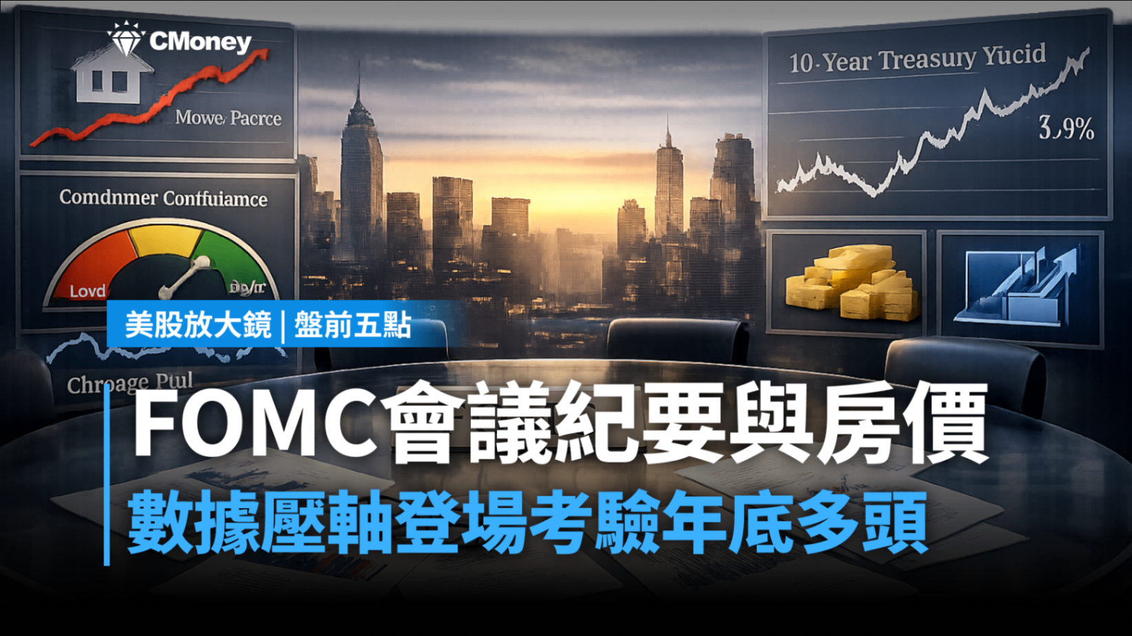 【美股盤前五點】FOMC紀要、房價與信心數據(2025.12.30)