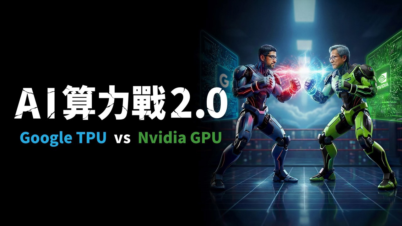 AI算力戰2.0:Google vs Nvidia!Gemini崛起 TPU撼動GPU霸權?