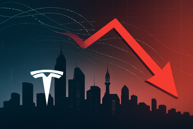 【即時新聞】特斯拉(TSLA)股價下跌,因交車展望不佳引發市場擔憂