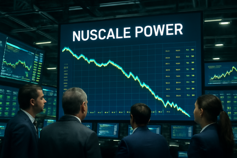 【即時新聞】NuScale Power股價大幅下跌，12月跌幅達30％