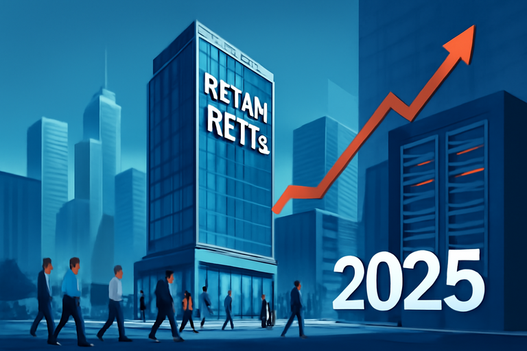 【即時新聞】2025年零售REITs表現亮眼，部分股票逆勢上漲