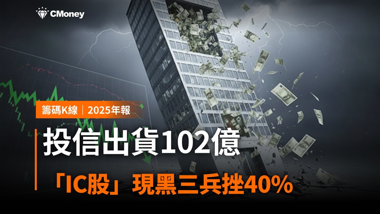 【2025年報】投信出貨102億,「IC股」現黑三兵挫40%