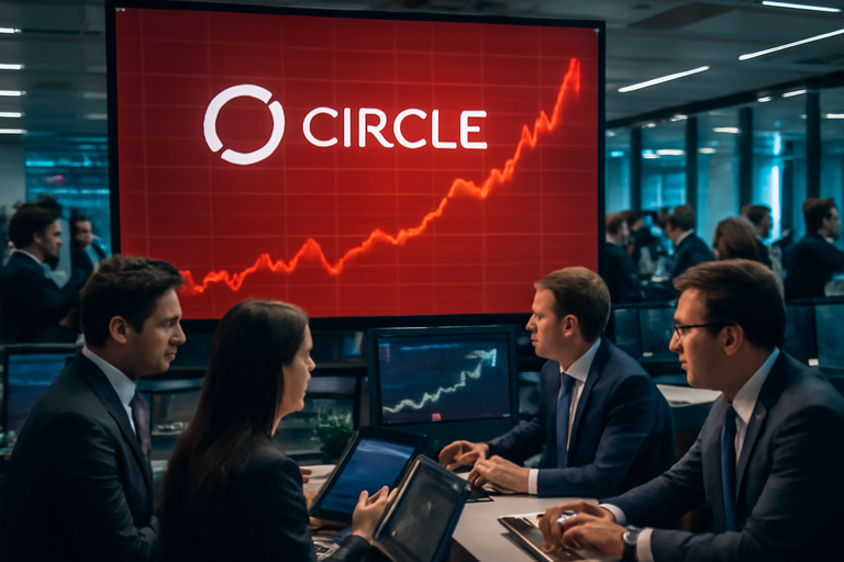 【即時新聞】Circle放量上漲逾5％＋分析師目標價看150美元