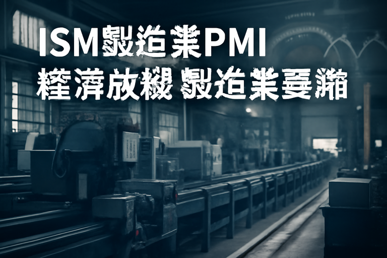 【美股動態】ISM製造業PMI顯示製造業持續萎縮