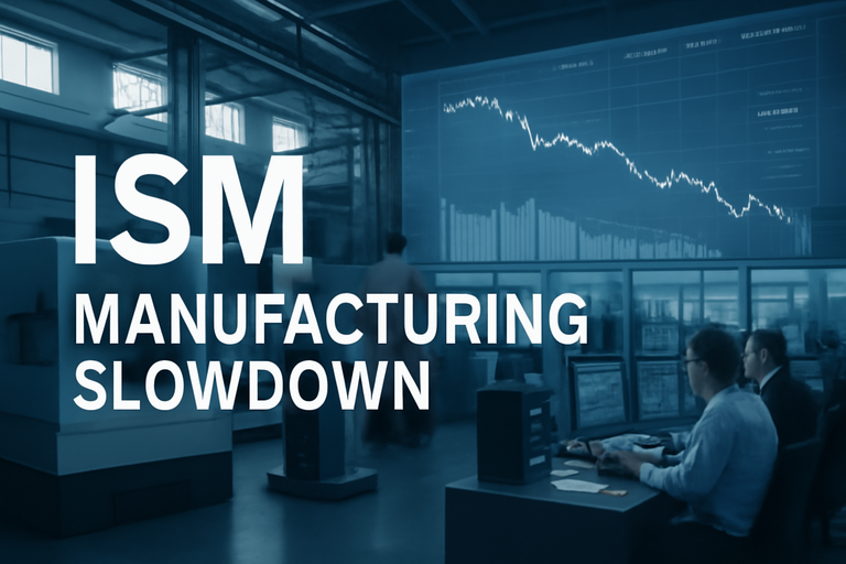 【美股動態】ISM製造業PMI持續下滑反映美國經濟放緩