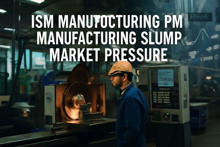 【美股動態】ISM製造業PMI持續下滑美股市場承壓