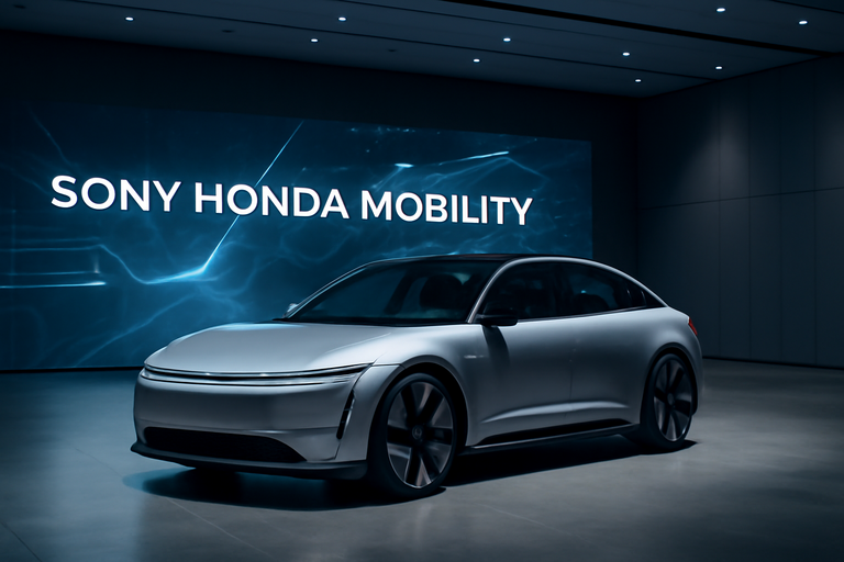 【即時新聞】Sony Honda Mobility展示新電動車原型，計畫2028年進軍美國市場