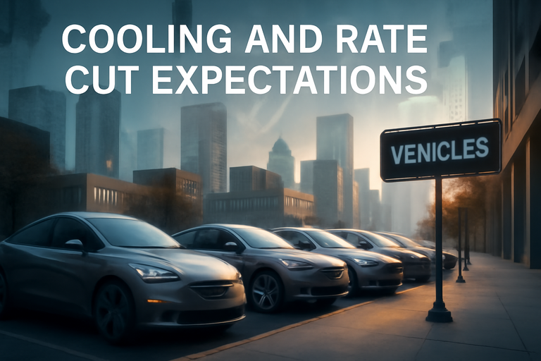 【美股動態】Vehicles，美國汽車銷售放緩牽動降息預期