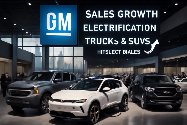 【美股動態】通用汽車銷量連二年全品牌齊增，股價逼近52週高