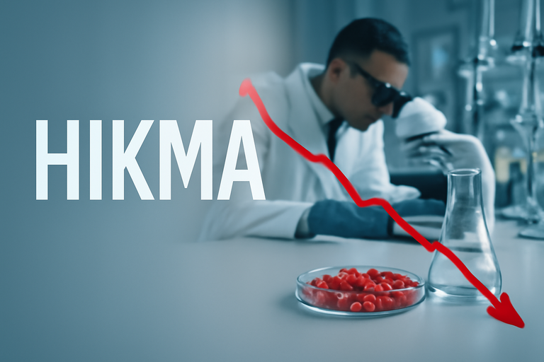 【即時新聞】Hikma Pharmaceuticals股價下跌，投資人面臨挑戰