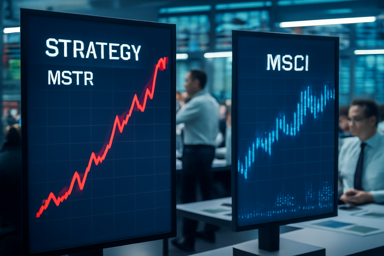 【即時新聞】Strategy(MSTR)股價上漲，MSCI決定保留其在指數中的地位