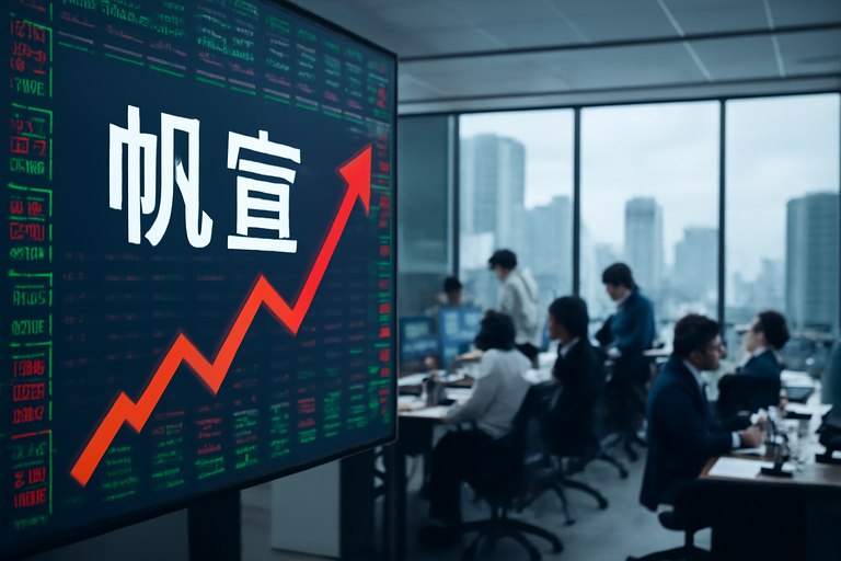 【即時新聞】帆宣12月營收50.5億元雖呈雙減但股價攻上304.5元新高