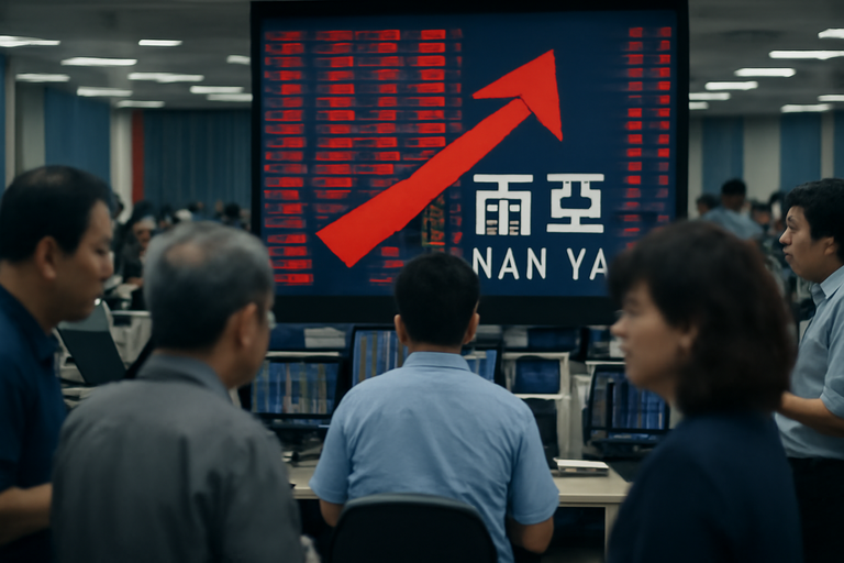 【即時新聞】台股爆歷史天量震盪，南亞今日強勢攻上漲停板！