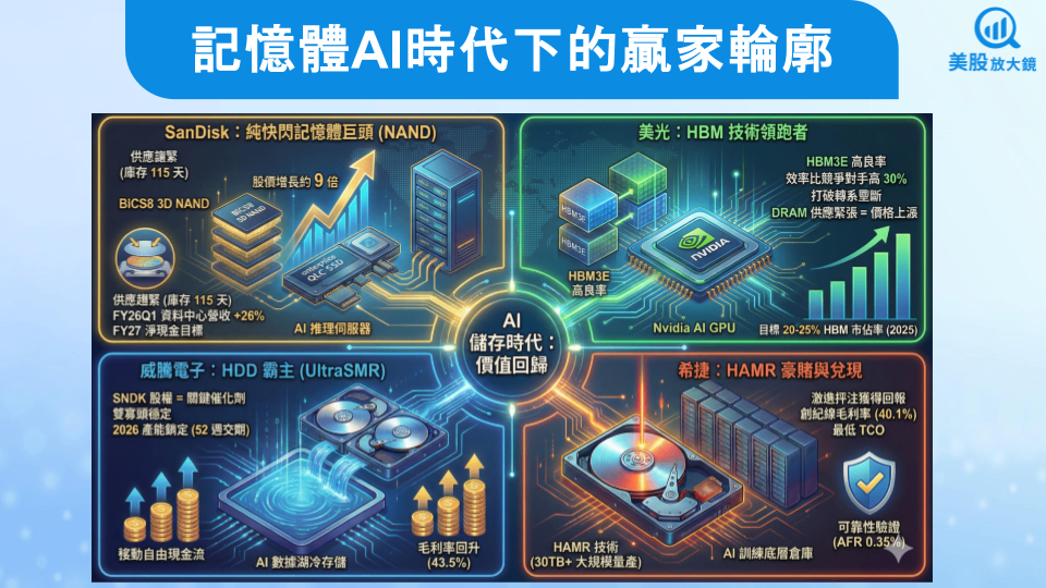 【關鍵趨勢】Sandisk單日竟狂飆逾27％，記憶體的狂歡看不到盡頭？