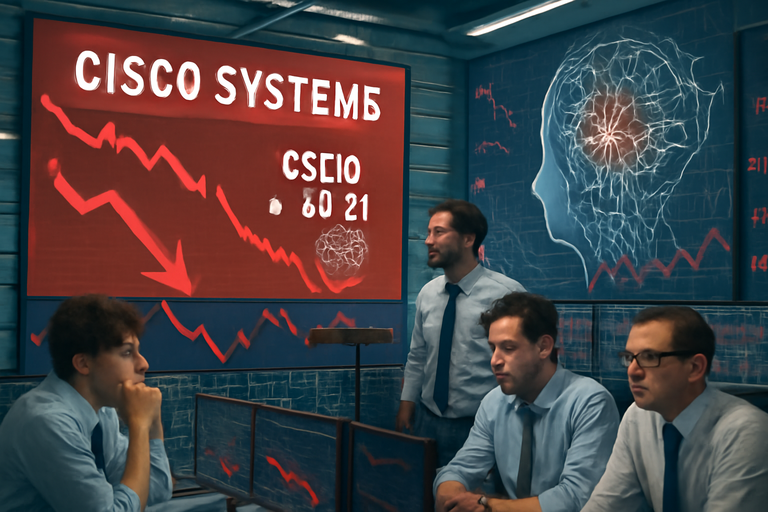 【即時新聞】思科系統(CSCO)連續七日股價下跌，投資人需關注市場變動